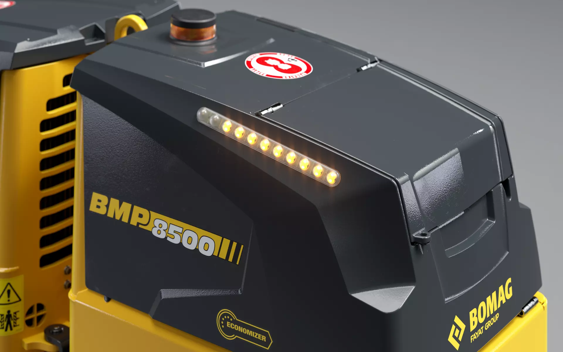 Vibratory Double Drum Trench Roller