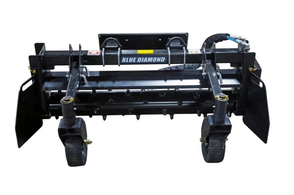 Compact Loader Attachment - Power Rake