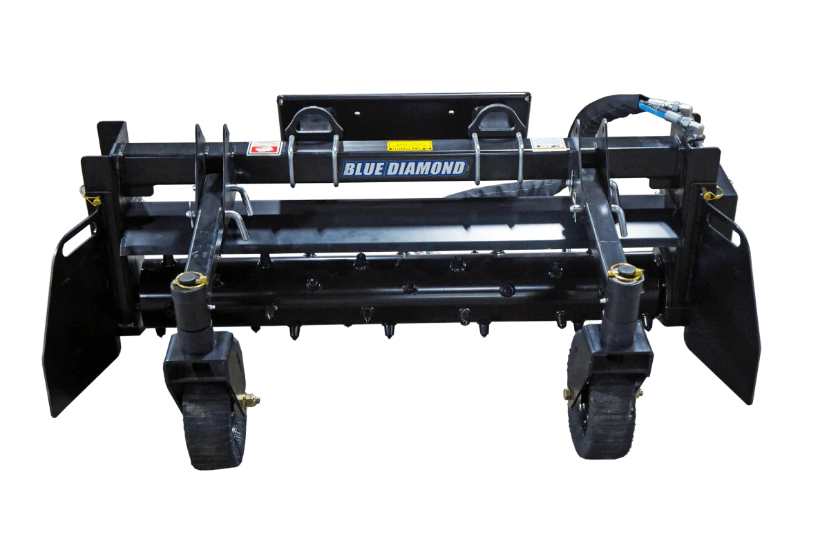Compact Loader Attachment - Power Rake