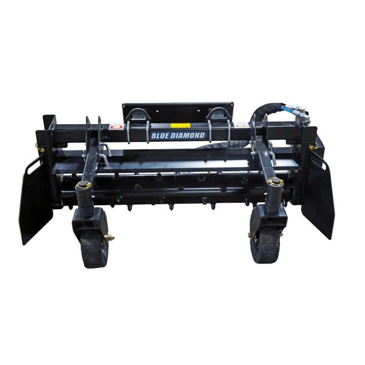 Compact Loader Attachment - Power Rake