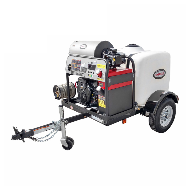 Hot Pressure Washer - Trailer Mounted Towable