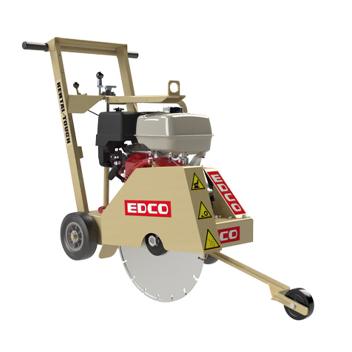 Walk behind concrete saw