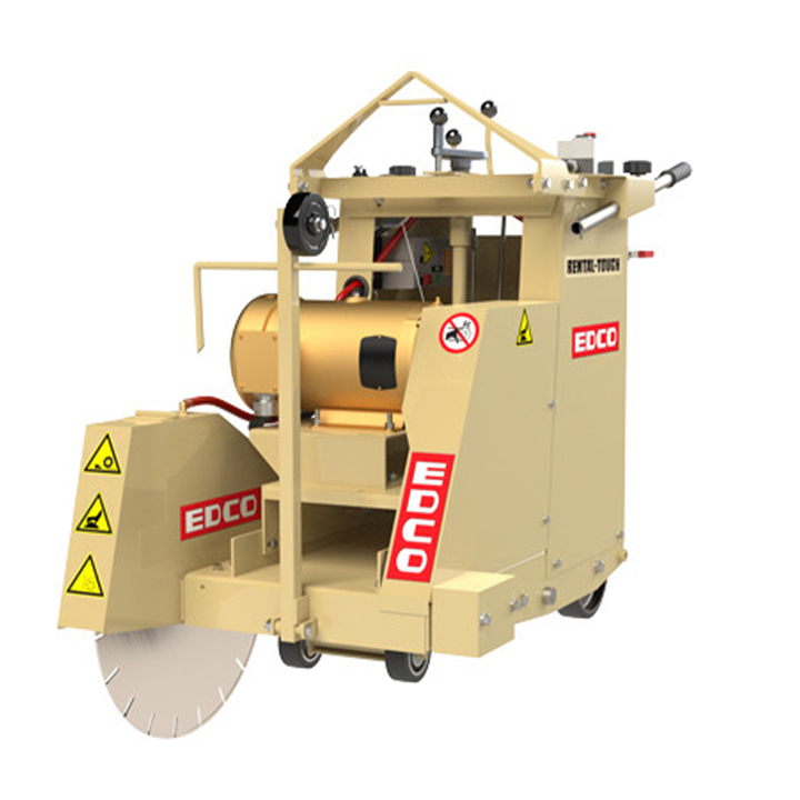 Self propelled concrete saw